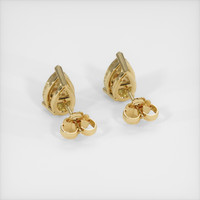 <span>3.00</span>&nbsp;<span class="tooltip-light">Ct.Tw.<span class="tooltiptext">Total Carat Weight</span></span> Sapphire Earrings, 18K Yellow Gold 4