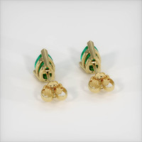 Emerald Earrings 0.70 Ct.Tw.Total Carat Weight, 18K Yellow Gold Preview