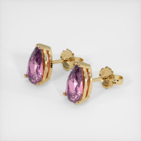 3.48 Ct.Tw. Gemstone Earrings, 18K Yellow Gold 2
