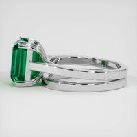 4.25 Ct. Emerald Ring, Platinum 950 4