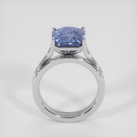 5.68 Ct. Greyish Blue Sapphire Ring, Platinum 950 3