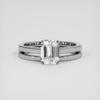 2.51 Ct. White Sapphire Ring, 10K White Gold 1