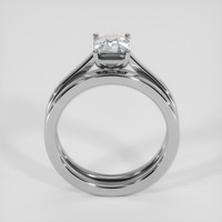 2.51 Ct. White Sapphire Ring, 10K White Gold 3