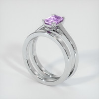 1.04 Ct. Sapphire Ring, 14K White Gold 2