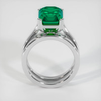 4.25 Ct. Emerald Ring, 18K White Gold 3