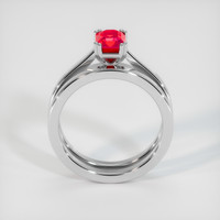 1.14 Ct. Ruby Ring, 18K White Gold 3