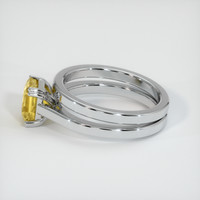 2.05 Ct. Sapphire Ring, 18K White Gold 4