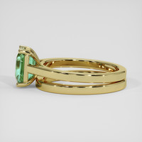 1.75 Ct. Bluish Green Sapphire Ring, 10K Yellow Gold 4