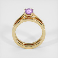 1.00 Ct. Sapphire Ring, 14K Yellow Gold 3