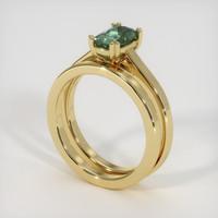 1.10 Ct. Sapphire Ring, 14K Yellow Gold 2
