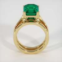 4.25 Ct. Emerald Ring, 18K Yellow Gold 3