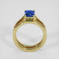 1.59 Ct. Blue Sapphire Ring, 18K Yellow Gold 3