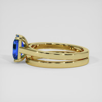 1.59 Ct. Blue Sapphire Ring, 18K Yellow Gold 4