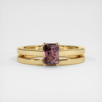 1.32 Ct. Sapphire Ring, 18K Yellow Gold 1