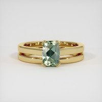 1.10 Ct. Sapphire Ring, 18K Yellow Gold 1