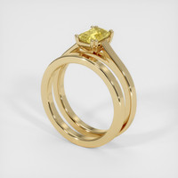 1.00 Ct. Sapphire Ring, 18K Yellow Gold 2