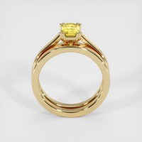 1.00 Ct. Sapphire Ring, 18K Yellow Gold 3