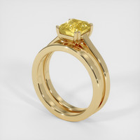 2.05 Ct. Yellow Sapphire Ring, 18K Yellow Gold 2