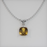 1.61 Ct. Gemstone Pendant, Platinum 950 1