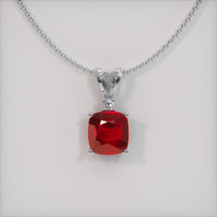 2.98 Ct. Ruby Pendant, Platinum 950 1