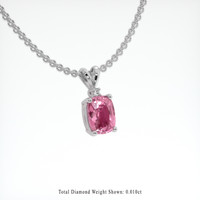 1.33 Ct. Sapphire Pendant, Platinum 950 2