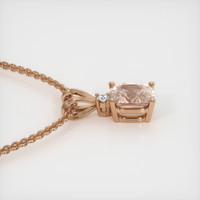 1.02 Ct. Padparadscha Sapphire Pendant, 14K Rose Gold 3