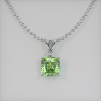 1.68 Ct. Gemstone Pendant, 14K White Gold 1