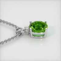 4.89 Ct. Gemstone Pendant, 14K White Gold 3