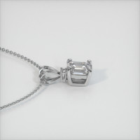 1.07 Ct. Sapphire Pendant, 14K White Gold 3
