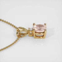 0.60 Ct. Sapphire Pendant, 14K Yellow Gold 3