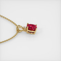 1.74 Ct. Ruby Pendant, 14K Yellow Gold 3