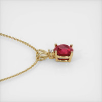 1.15 Ct. Ruby Pendant, 14K Yellow Gold 3