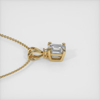 1.07 Ct. Sapphire Pendant, 14K Yellow Gold 3