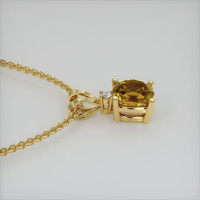 1.61 Ct. Gemstone Pendant, 18K Yellow Gold 3