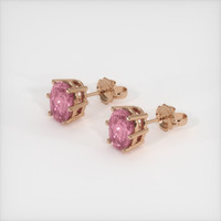 <span>1.12</span>&nbsp;<span class="tooltip-light">Ct.Tw.<span class="tooltiptext">Total Carat Weight</span></span> Gemstone Earrings, 14K Rose Gold 2