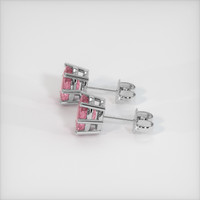 2.06 Ct.Tw. Gemstone Earrings, 14K White Gold 3
