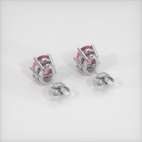 <span>1.12</span>&nbsp;<span class="tooltip-light">Ct.Tw.<span class="tooltiptext">Total Carat Weight</span></span> Gemstone Earrings, 14K White Gold 4