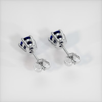 <span>0.81</span>&nbsp;<span class="tooltip-light">Ct.Tw.<span class="tooltiptext">Total Carat Weight</span></span> Sapphire Earrings, 18K White Gold 4