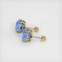 <span>6.00</span>&nbsp;<span class="tooltip-light">Ct.Tw.<span class="tooltiptext">Total Carat Weight</span></span> Blue Sapphire Earrings, 14K Yellow Gold 3