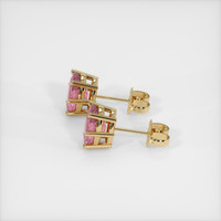 2.06 Ct.Tw. Gemstone Earrings, 14K Yellow Gold 3