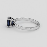 1.63 Ct. Blue Spinel Ring, Platinum 950 4
