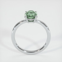 1.82 Ct. Bluish Green Sapphire Ring, Platinum 950 3