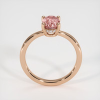 1.80 Ct. Padparadscha Sapphire Ring, 14K Rose Gold 3