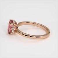 1.80 Ct. Padparadscha Sapphire Ring, 14K Rose Gold 4
