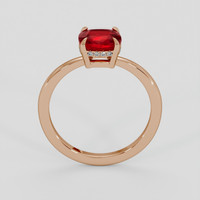 1.21 Ct. Ruby Ring, 14K Rose Gold 3
