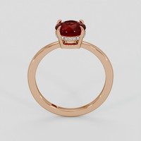 1.27 Ct. Ruby Ring, 14K Rose Gold 3