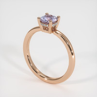 1.15 Ct. Sapphire Ring, 18K Rose Gold 2