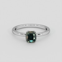 2.05 Ct. Color Change Sapphire Ring, Silver 1