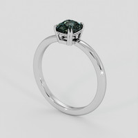 2.05 Ct. Color Change Sapphire Ring, Silver 2