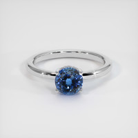 1.20 Ct. Sapphire Ring, 14K White Gold 1